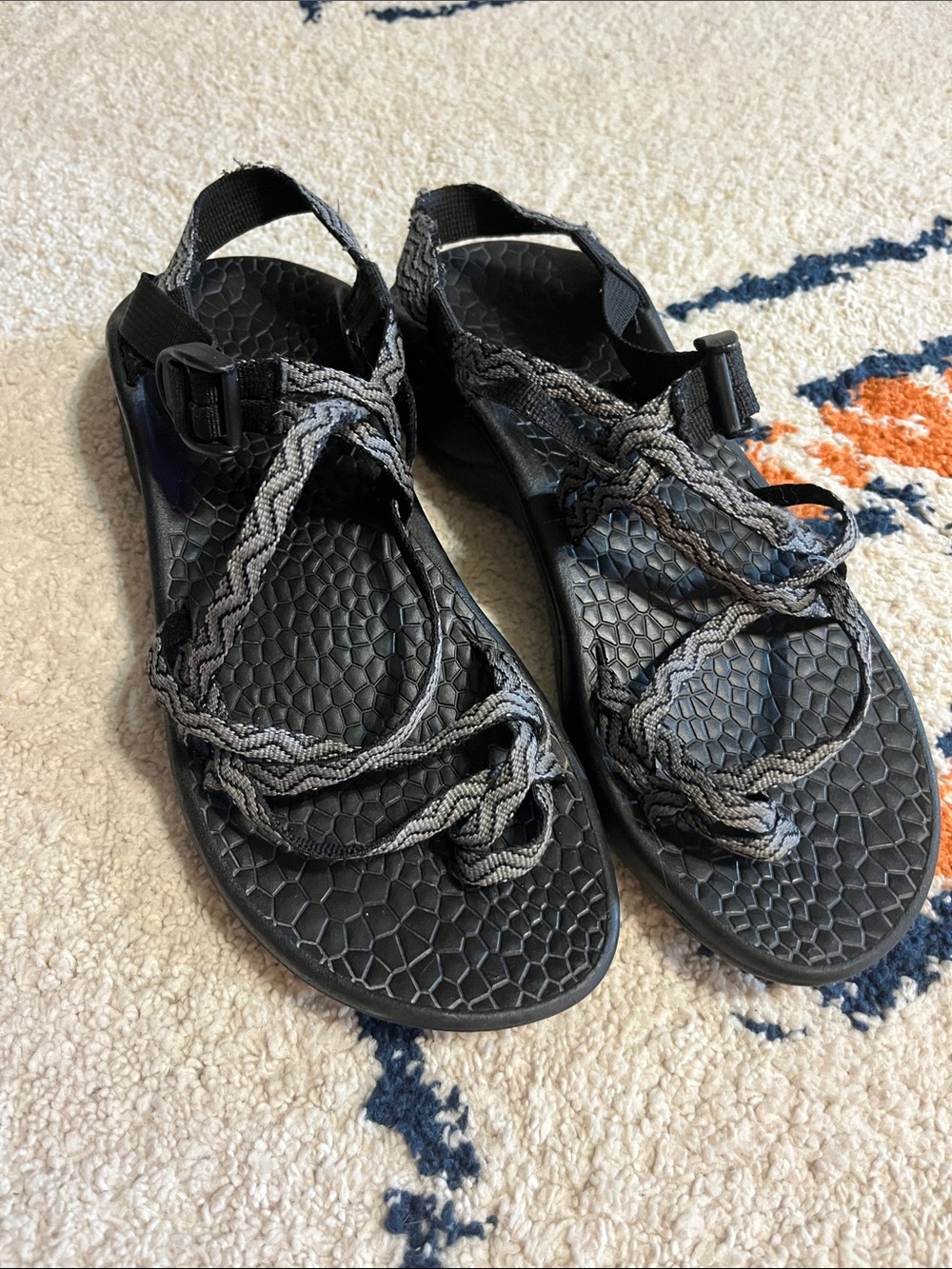 Black Chaco’s  Braided Strap Women's Sport Sandals